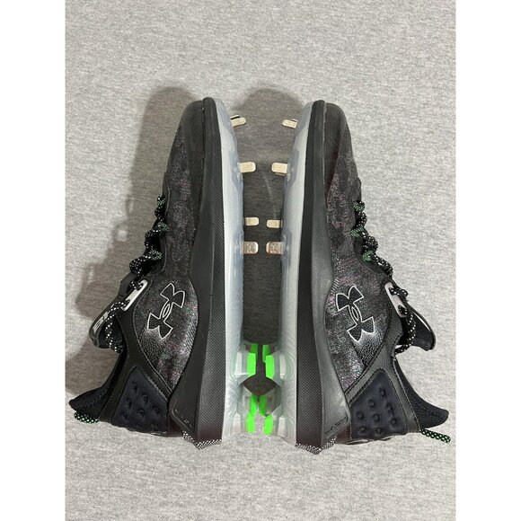 Under‎ Armour Harper 8 Low ST Baseball Shoes Mens 11 Black Metal Cleats HOVR New main image 9